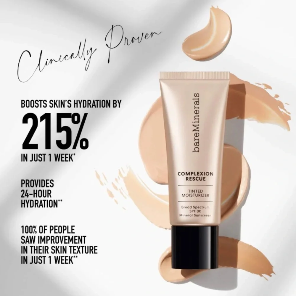 💎 bareMinerals Sienna 10 COMPLEXION RESCUE Tinted Moisturizer with SPF